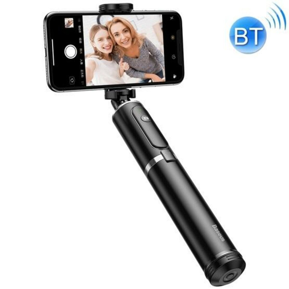 Селфі-монопод Baseus Fully Folding Selfie Stick Black+Silver Киев - изображение 1