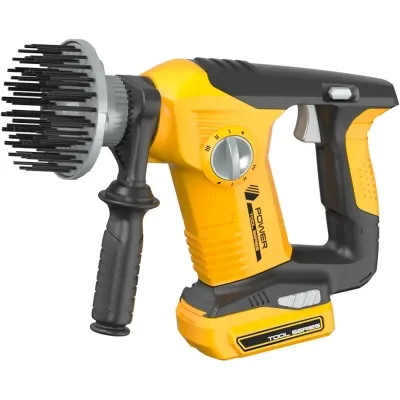 Игровой набор Otamanko 3 в 1: дрель, перфоратор, щетка желтая (T023) Винница