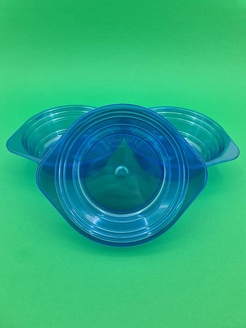 Миска одноразова 500мл Склоподібна Юніта сінія 10 шт Харків - фото 3