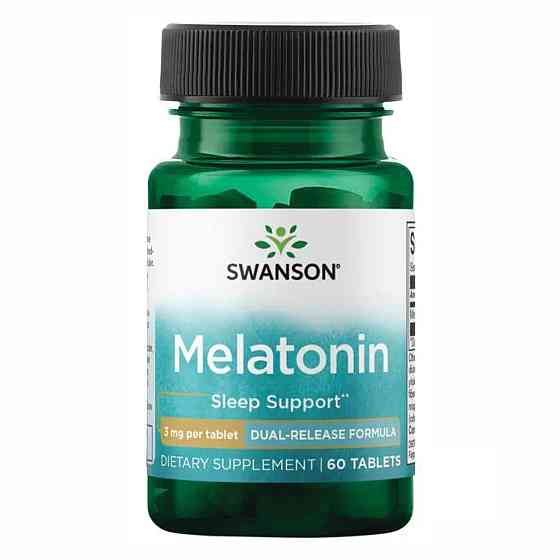 Melatonin-Dual-Release 3mg - 60tabs Киев