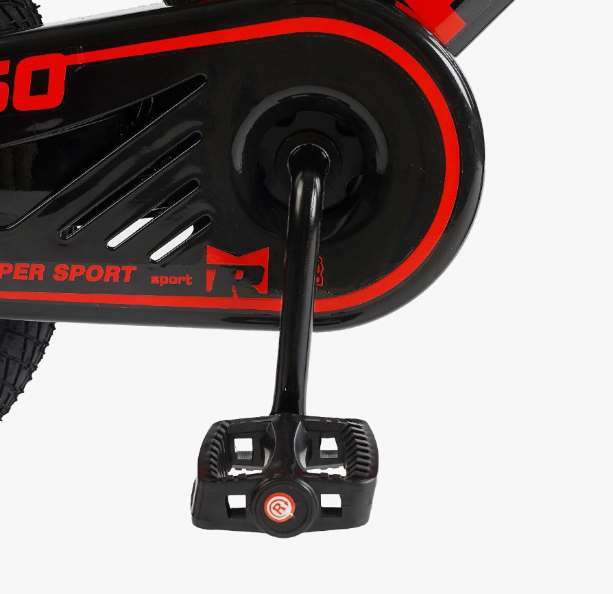 Велосипед 2-х колісний CORSO REVOLT 16 дюймів дискові гальма додаткові колеса Червоний (MG-16510) Чернігів - фото 4