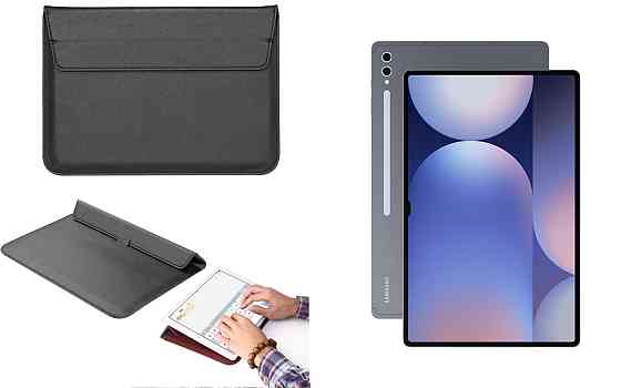 Чохол-конверт VitoCase для Samsung Galaxy Tab S10+, S10 Ultra 5G, з функцією підставки для планшета Чорний Київ
