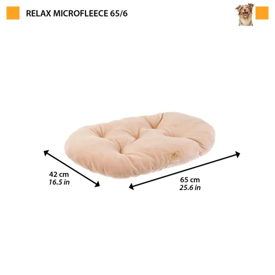 Лежак — подушка для собак і котів із мікрофлісу Ferplast Relax Microfleece (Ферпласт Релакс Мікрофліс) Запоріжжя