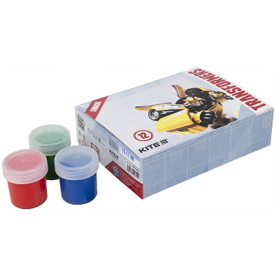 Гуашевые краски Kite Transformers 12 цв., 20мл (TF21-063) Винница - изображение 2