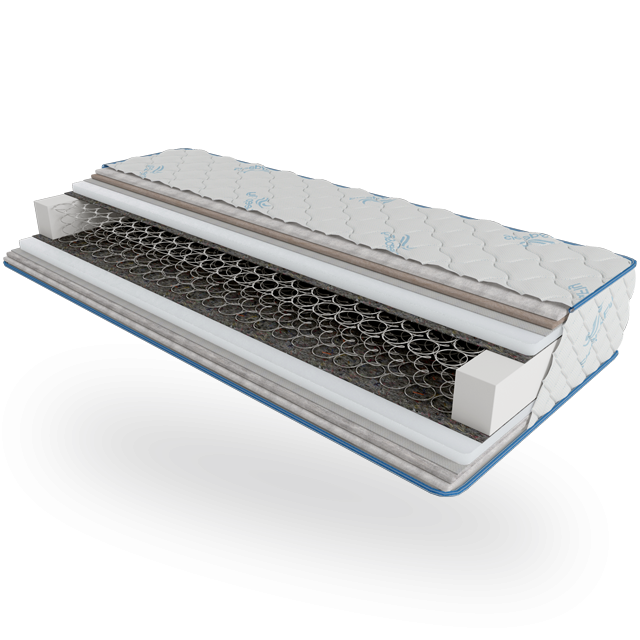 Ортопедический матрас Standart Plus/Стандарт Плюс пружинный (зависимая пружина - бонель) ТМ ЕММ 140х190 Харьков - изображение 1