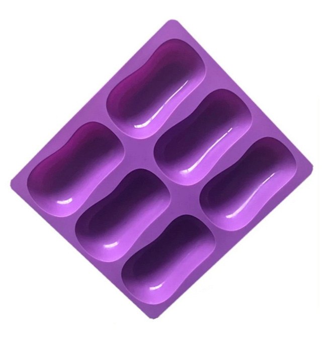 Силиконовая формочка для мыла 188 на 210 мм фиолетовый Киев - изображение 5