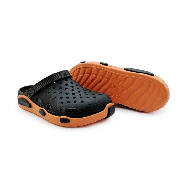 Мужские сабо Crocs-стиля черно-оранжевые 42-43 размер Киев - изображение 1