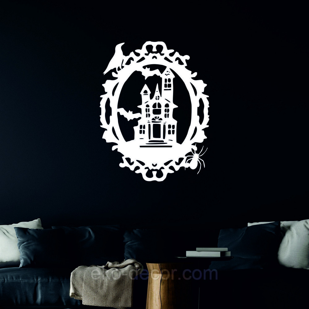 Декоративне настінне Панно «Замок», Декор на стіну 110*86 см, Білий Київ - фото 2