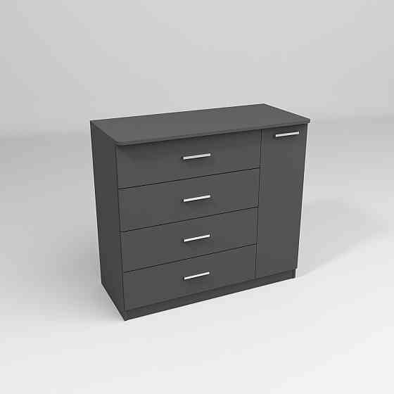 Комод Сабрина №2, Антрацит, 1100/500/1000 Львов