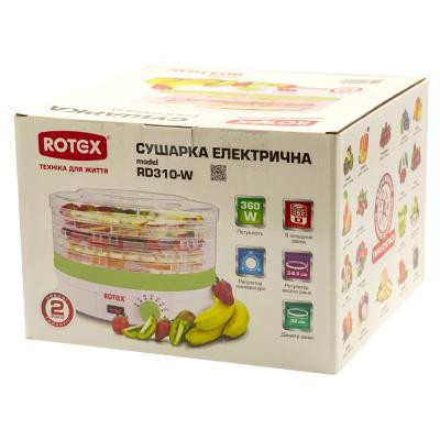 Сушка для овочів та фруктів Rotex RD310-W Вінниця - фото 3