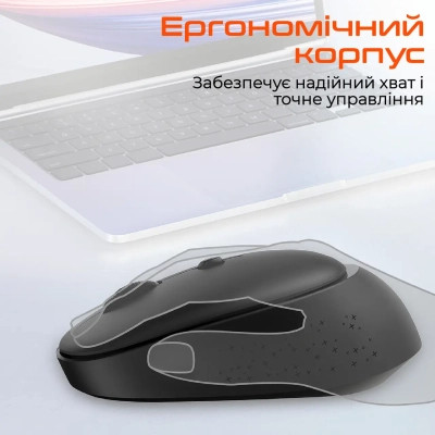 Мишка Meetion R571 Wireless White/Gray (MT-R571-C) Вінниця - фото 5