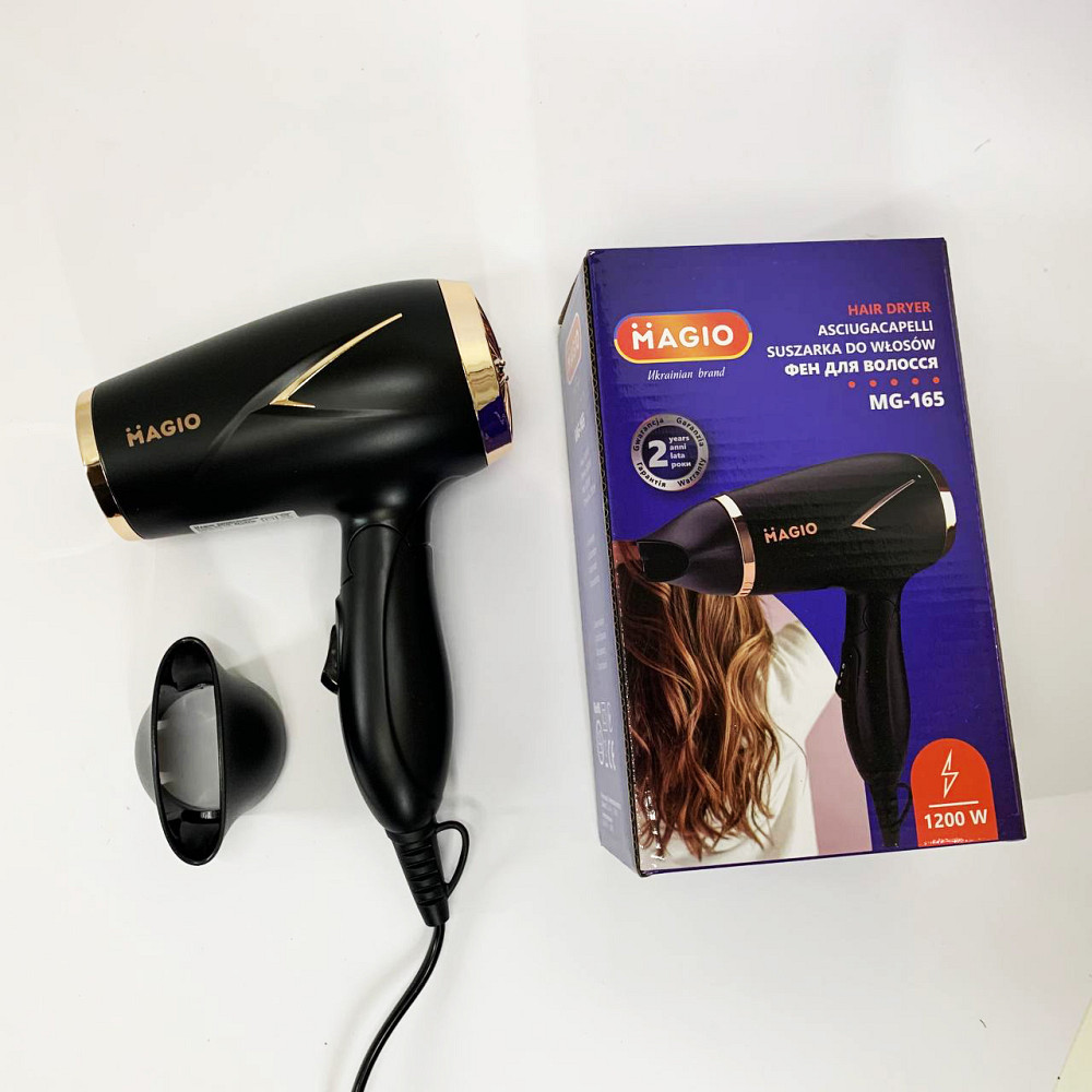 Фен практичний Magio, Жіночий потужний фен для укладання волосся для укладання локонів IR-17 Львів - фото 5