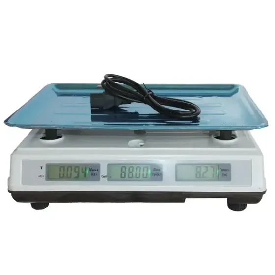 Торгові ваги електронні DT-52 з LED-дисплеєм, тарою, акумулятором, 50 кг, 2 г дискретність Одеса