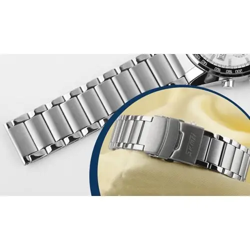 Чоловічий наручний годинник Skmei Tandem 9096 Сріблястий з білим Київ - фото 9