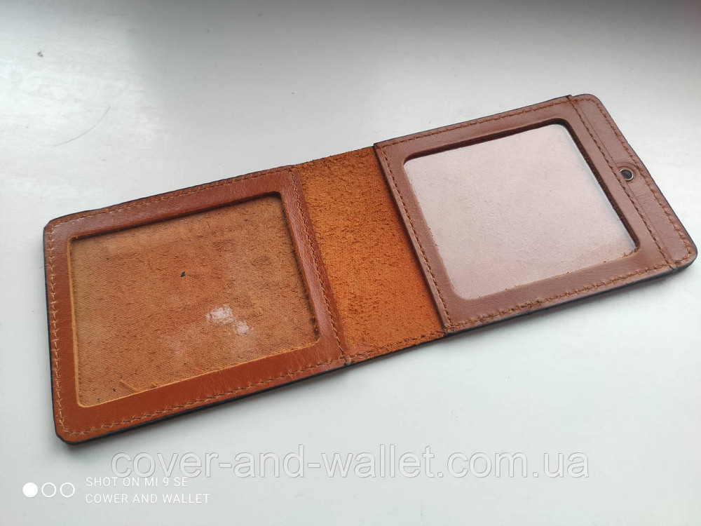 Обложка кожаная  "Національна Гвардія" Жовтий Київ - фото 4