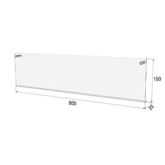 Полиця EKOSTAR настінна 600х150 Київ