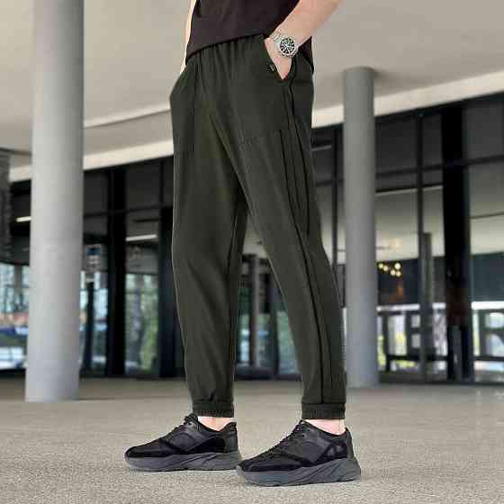 Легкі хакі джогери із софту чоловічі весна/літо Pobedov Weekend Київ