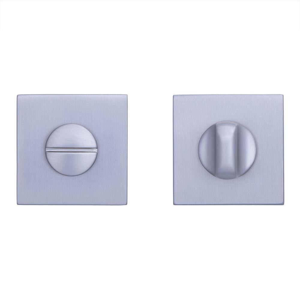 Сантехнический фиксатор Gavrohe A3-WC MSCB (накладка на дверь санузла с поворотником) итальянский сатин Киев - изображение 1