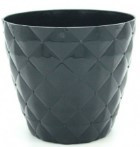 Вазон Намісто 0,75 мл антрацит ELIF Житомир - фото 1