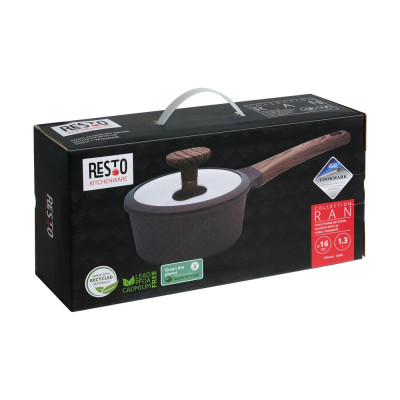 Ківш Resto Ran чорний 16 см 1,3 л (93900) Вінниця - фото 7
