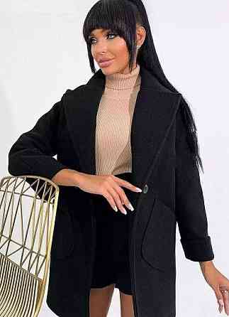 Жіноче кашемірове пальто "Mohito" оптом | Норма | Розпродаж моделі Чорний, 46-48 Київ