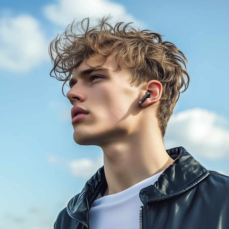 Беспроводные наушники BOROFONE BW88 Deep rhyme true wireless BT headset Black Киев - изображение 5