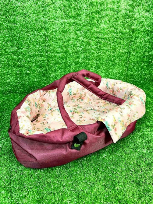 Коляска для ляльки Melogo металева з люлькою-переноскою кошиком Бордова (9369/82100) Чернигов - изображение 9