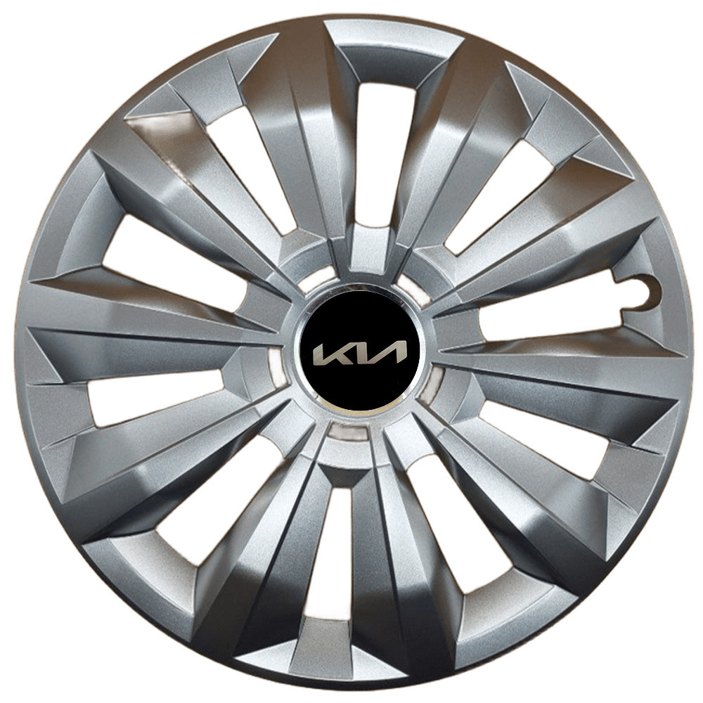 Автомобільні модельні ковпаки R16 Kia NEW 434 4шт, SJS, сріблясті Київ - фото 1