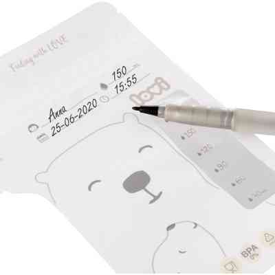 Пакет для хранения грудного молока Lovi Buddy bear 25 шт (12/208) Винница