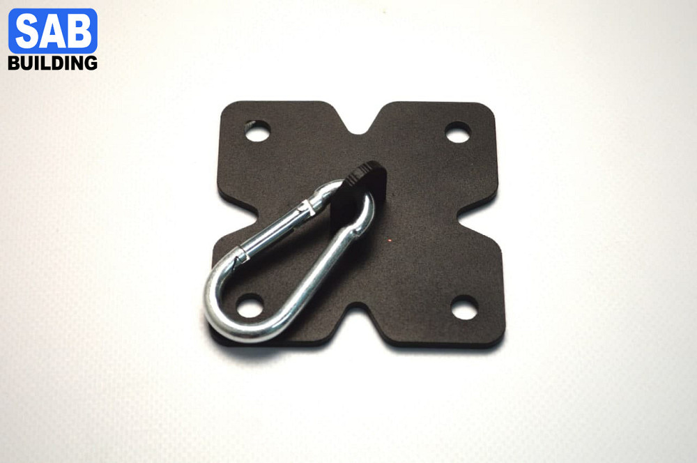 Стельовий кронштейн кріплення 10х10 см для боксерського мішка, груші, каната, петель TRX Харків - фото 2