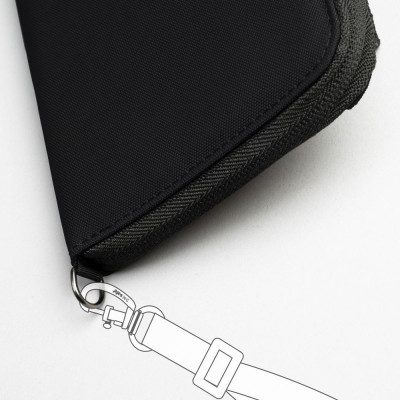 Гаманець Pacsafe RFIDsafe zip around wallet Чорний (11050100) Вінниця - фото 5