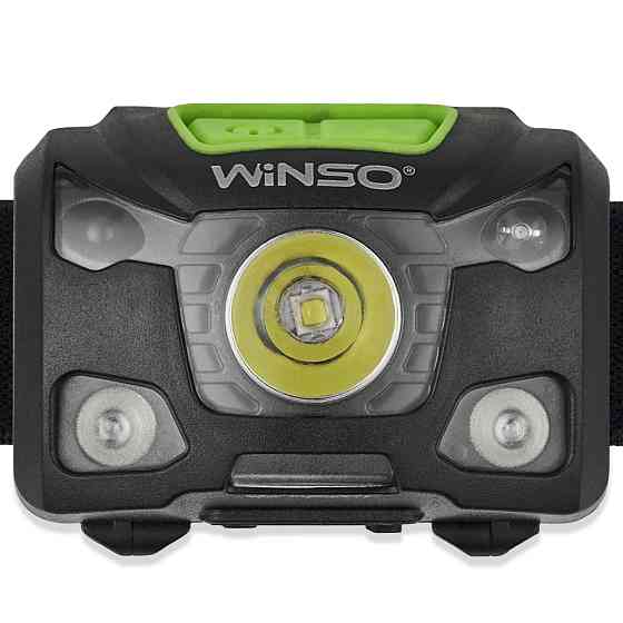 Фонарь налобный Winso Pro 250Lm, 5W XPG, 3xAAA/1200mAh в комплекте, с сенсором белый/красный Львов
