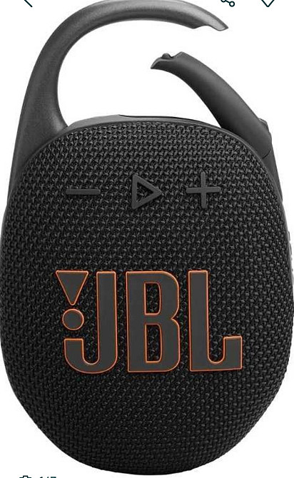Портативна акустика JBL Clip 5 Black. Киев - изображение 3