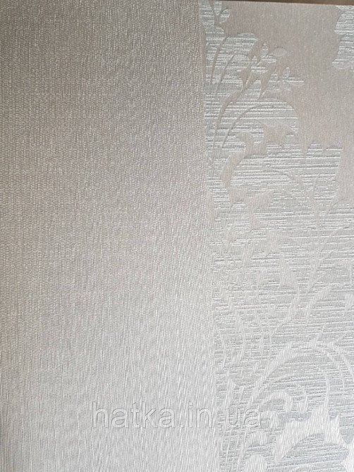 Текстильные обои на флизелине Da capo RaschTextil 085586 однотонные структурные полоска бежевая с серебром Киев - изображение 2