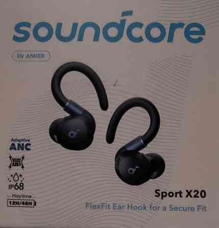 Навушники TWS Anker Soundcore Sport X20 Black. Харків
