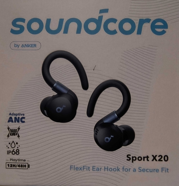 Навушники TWS Anker Soundcore Sport X20 Black. Харків - фото 2