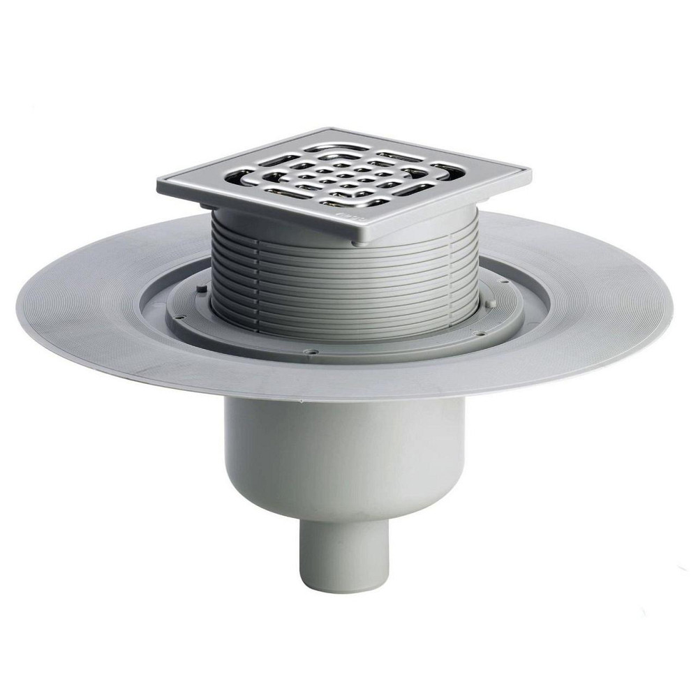 Трап VIEGA ф100 нерж.решетка 150*150 с сифоном 557201 (284848) (000000561) Киев - изображение 1