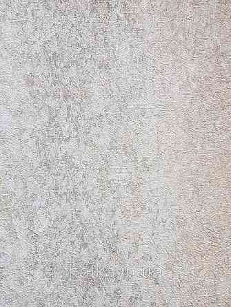 Шпалери вінілові на флізеліні Grandeco Anastasia метрові смуги розмиті під штукатурку бірюзові бежеві Київ