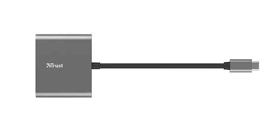 USB-хаб Trust Dalyx Aluminium USB Type-C 3-в-1 (23772) ( Сріблястий ) Харків