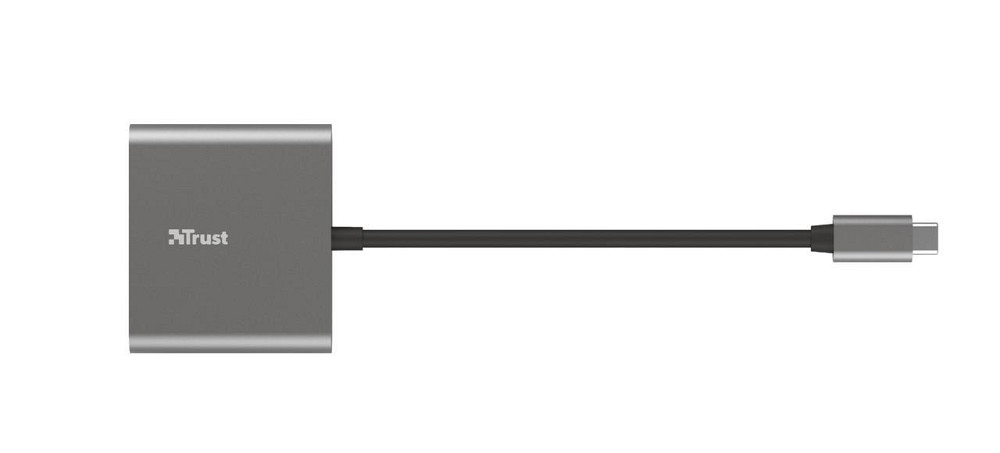 USB-хаб Trust Dalyx Aluminium USB Type-C 3-в-1 (23772) ( Сріблястий ) Харків - фото 2