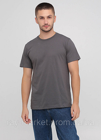Футболка базова Stedman Classic-T Unisex  чоловіча темно-сіра (ST2000-RGY) Київ - фото 1