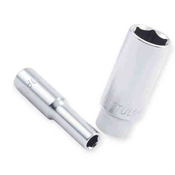 Головка торцевая шестигранная удлиненная 1/2 9мм CrV Мукачево