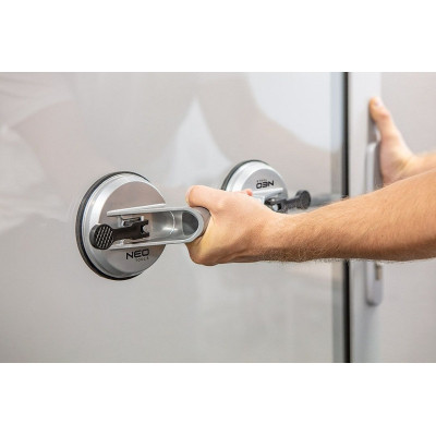 Присоска Neo Tools двойная, алюминиевая, 120 мм, 100кг (56-802) Винница - изображение 2