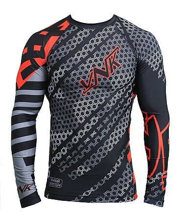 Рашгард з довгим рукавом VNK Contact Red XL Каменское - изображение 3