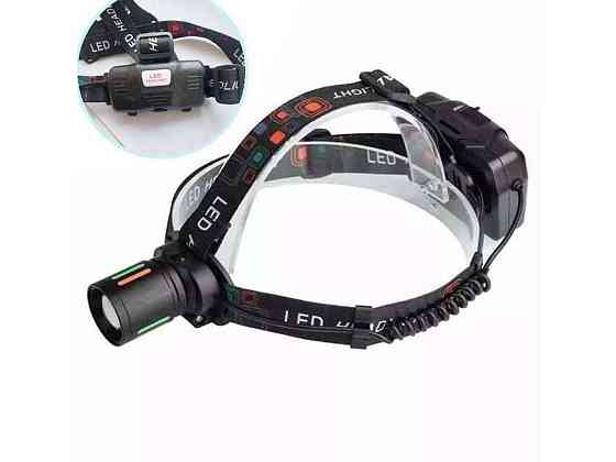 Ліхтар налобний 5000K АКБ 2*18650 NIGHT VISION FLUORESCENCE W668-TG, ЗУ Type-C, zoom, Box ТМ КИТАЙ Київ