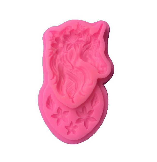 Силиконовый молд Единорог 66 на 115 мм розовый Киев - изображение 9