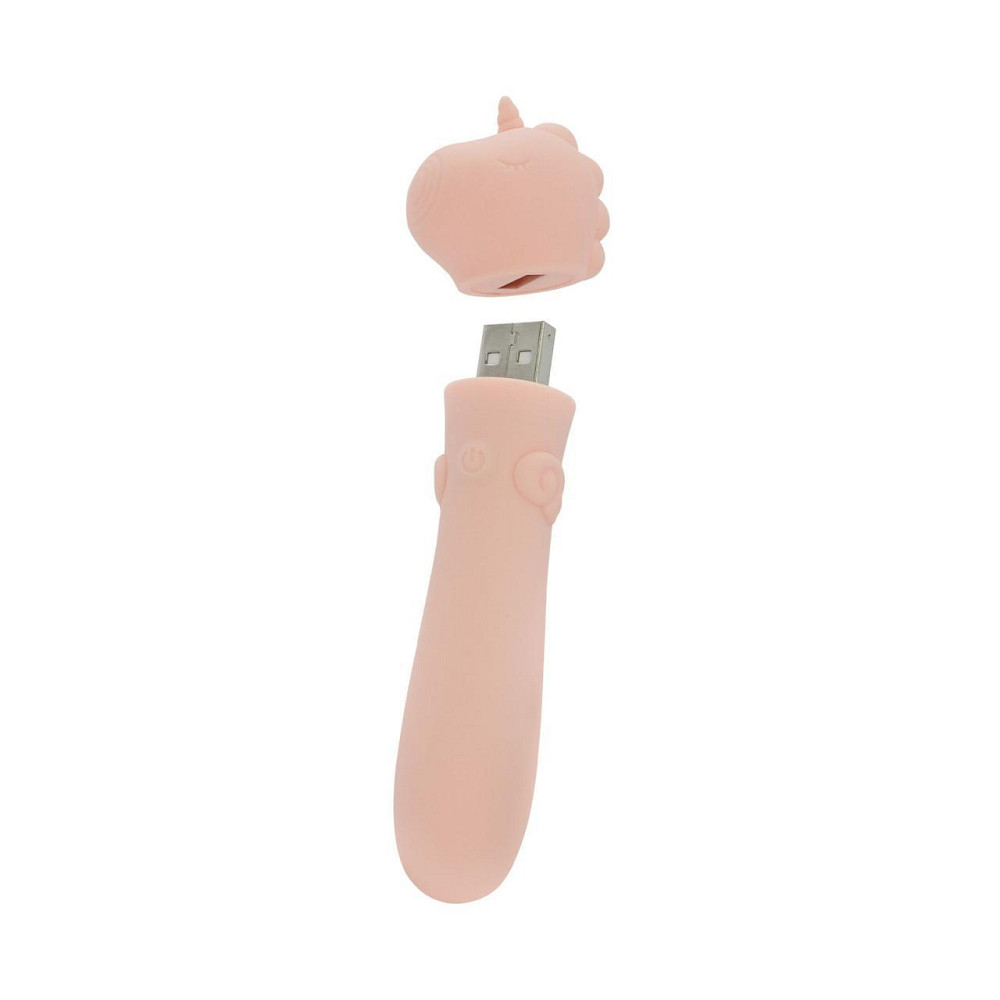 Вібратор-єдиноріжка Unihorn USB Bullet – Heart Throb, віброкуля, USB-зарядка, 10 режимів Sex Aura Київ - фото 2