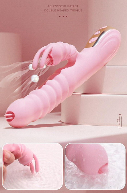 Вібратор - Hannah USB Pink Sex Aura Київ - фото 4