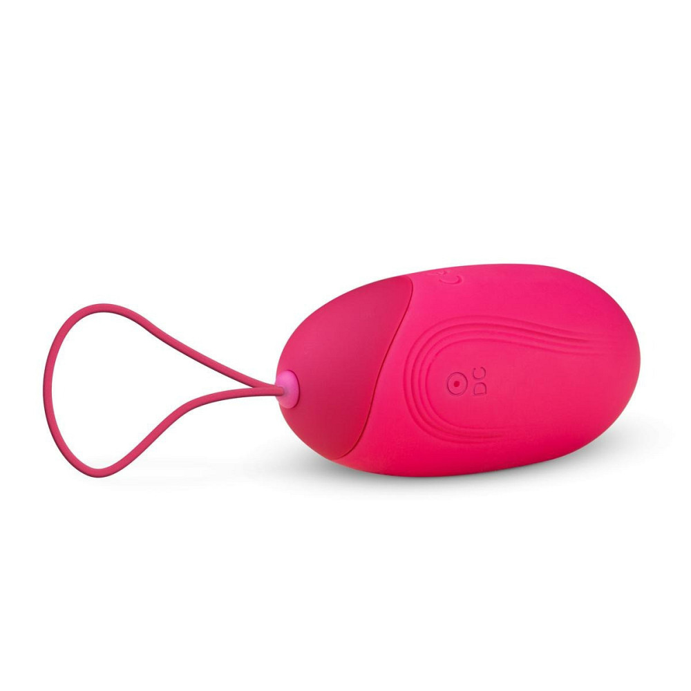 Виброяйцо XL Easytoys, с дистанционным пультом, силиконовое, розовое, 8 х 3.8 см Sex Aura Киев - изображение 2