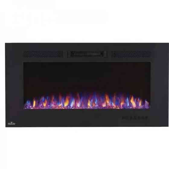 Камін електричний горизонтальний Allure Phantom 42 з металевою сіткою, чорний мат (NEFL42FH-MT-EU) Код: 010734 Ровно